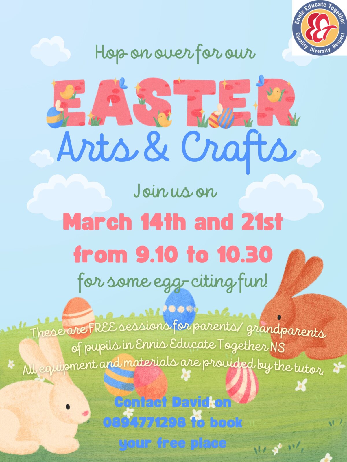 Spring/ Easter Arts and Crafts for Parents